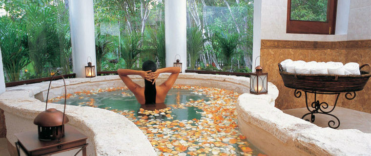 Beautiful Kinan Spa at Belmond Maroma, Playa del Carmen.