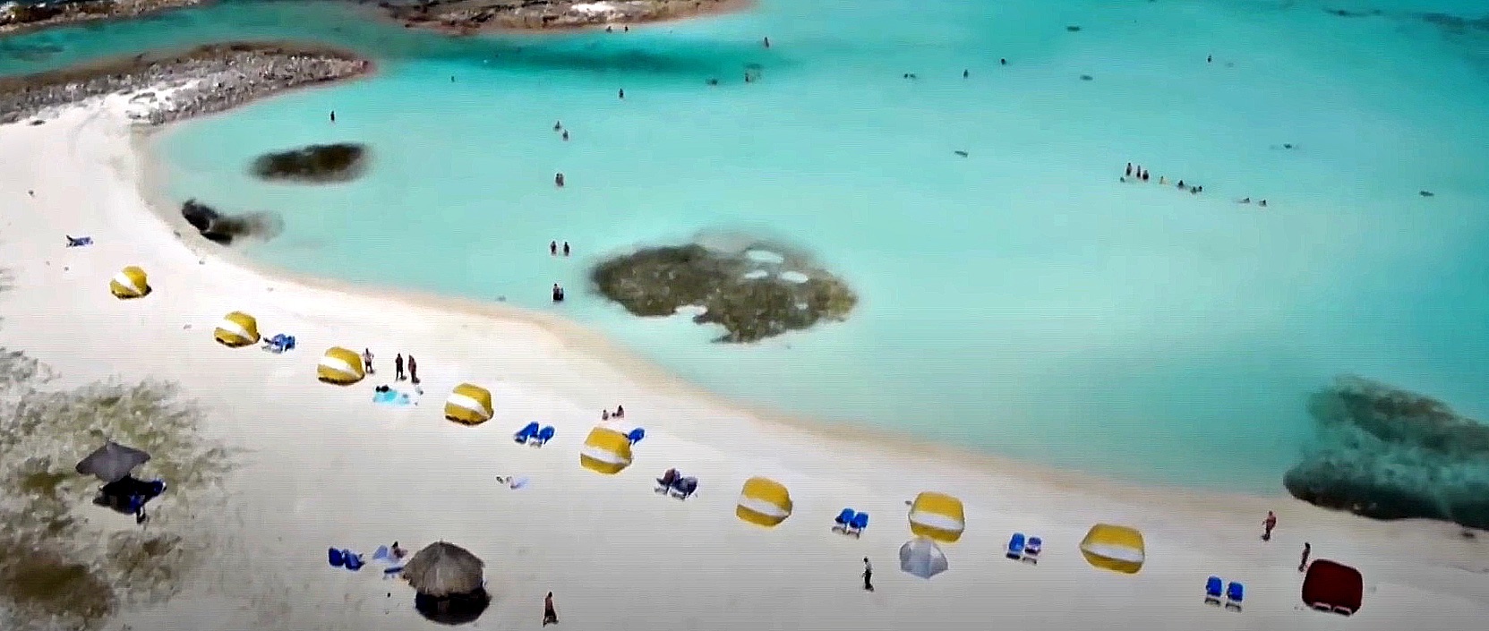 Best Aruba Beaches Baby Beach aerial