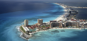Cancun beaches and hotels are the most popular in Mexico.