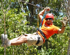 Aktun Chen Canopy ride!