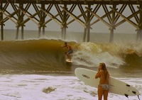 Surfing is popular in Malibu