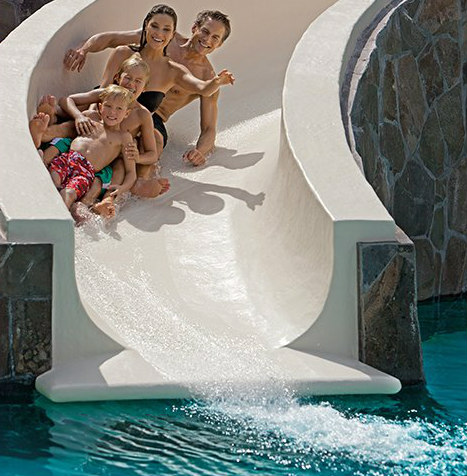 Family Fun at Now Amber Water Slide