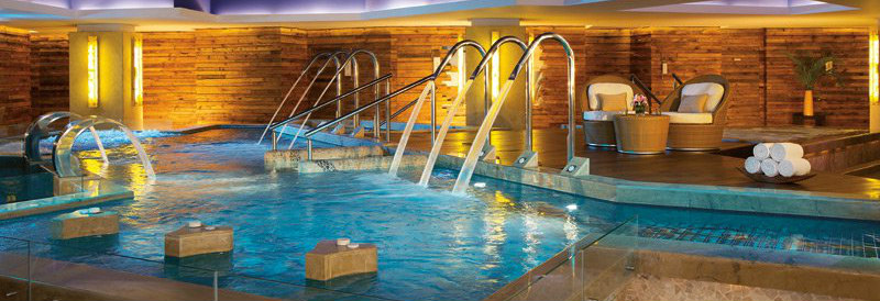 Refreshing Water jets at the Secrets Spa by Pevonia
